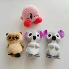 ハッピーセット　おもちゃ　ぬいぐるみ　カービィ　フクロウ　コアラ