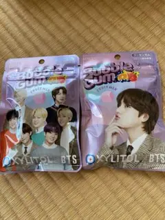 BTS キシリトール バブルガム 2個セット　新品未開封　オールとテテのサムネイル