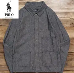 ✨希少✨Ralph Lauren 90s シャンブレー ヘンプ カバーオール