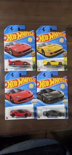 ホットウィール フェラーリ 4台まとめ売り - メルカリ