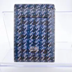【TAKEO KIKUCHI（タケオキクチ） カードケース ブルー ブラック】