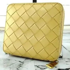【現行】ボッテガヴェネタ☆マキシ　金金具　ラウンドファスナー　折り財布