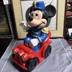 希少　ディズニー　ミッキーマウス　ビンテージ　アンティーク　大きな貯金箱31cmのサムネイル