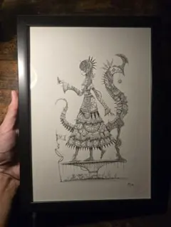 プランツパンク/スチームパンク/絵画/アート/原画/グッピー プランツパンク/スチームパンク/絵画/アート/原画/オリジナル