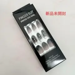 FINGER SUIT　フィンガースーツ　テディ 40枚　黒ラメ系　くま