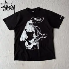 00’s STUSSY Jaime Hernandez ブラック Tシャツ L