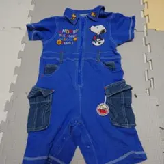 SNOOPY ロンパース カバーオール ブルーのサムネイル