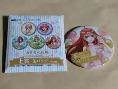 五等分の花嫁 DMMくじ E賞 缶バッジ　中野五月