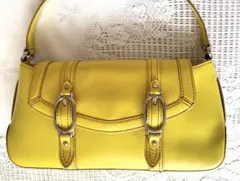 再お値下げ　美品　Cole Haan コールハーン　ハンドバッグ　黄色
