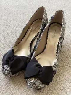☆新品☆マリーファム　パンプス　リボン付き☆