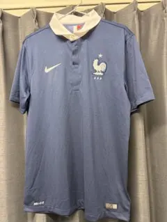 NIKE フランス代表 FFF 2014 ポロシャツ ネイビー Lサイズ - メルカリ