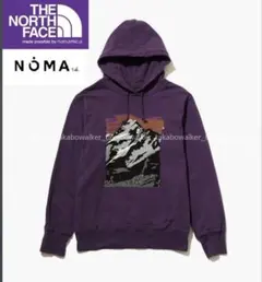 NOMA t.d.✕ノースフェイス・パープルレーベル　スウェットプルオーバー