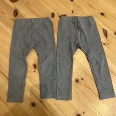 UNIQLO ベビー　キッズ　レギンス　パンツ　100サイズ　2枚セット　双子