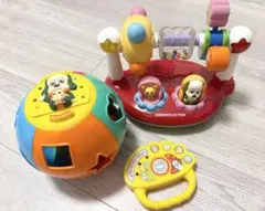 【まとめ売り】ワンワン　うーたん　くるくまわしてサウンド　パズル　おもちゃ