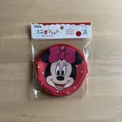 新品 ディズニー ミニー ミニポシェット ミニバッグ コインケース 小銭入れ 紐