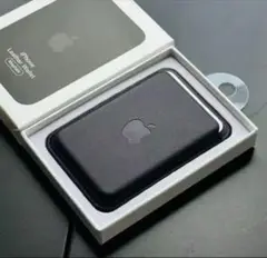iPhone 純正互換　レザーウォレット黒　MagSafe（箱なし）