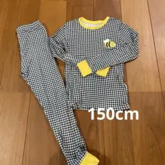 チェック柄ミツバチデザインパジャマ 150cm