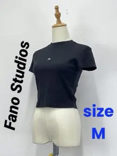 Fano Studios ワンポイント刺繍　ショート丈半袖Tシャツ【中古】D83のサムネイル