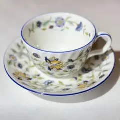 美品　MINTON ミントン ハドンホールブルーティーカップアンドソーサー