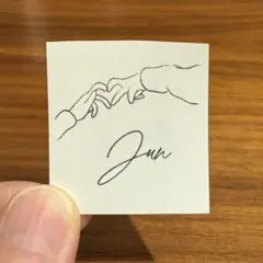 松本潤 ステッカー ハンドメイド