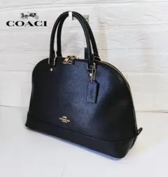 【極美品】コーチ COACH ハンドバッグ F27591 ミニシエラ 黒のサムネイル