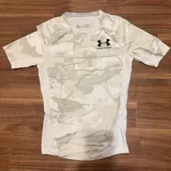 アンダーアーマー コンプレッション Tシャツ 白 カモフラ L ISO-CHIL