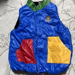美品☆ミキハウス☆リバーシブルベスト☆１２０￼