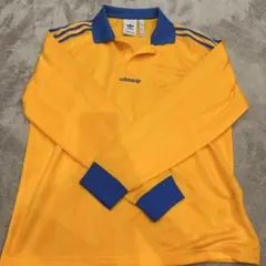 adidas originals イエロー　ロンT ポロ　サイズLのサムネイル