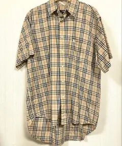 BURBERRY チェック柄 半袖シャツ