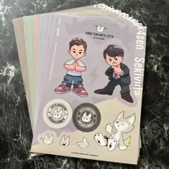 ローソン HAVE FUN WITH ZETA ステッカー 5種13枚