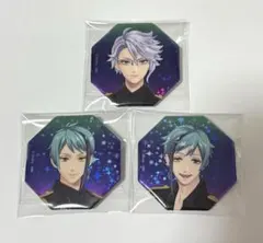 ツイステ ブレジュ オクタヴィネル ホログラム缶バッジ 3点セット