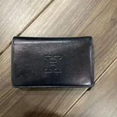 HIROFUセンプレ レザー 二つ折り財布 ネイビー - メルカリ