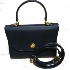 ❮美品❯ホースヘア 2WAY ハンドバッグ ショルダー 馬毛 ブラック