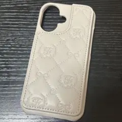 Maison de FLEUR ベージュ iPhone16ケース