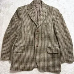 60s英国製Dunn&Co テーラードジャケット ビンテージUK ツイード　千鳥