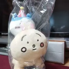 ちいかわらんどぴーぽぽぬいぐるみ　ハチワレ