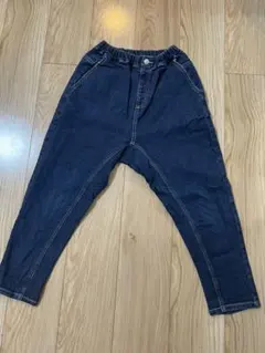ブランシェス branshes サルエルパンツ ネイビーデニム キッズ 140のサムネイル