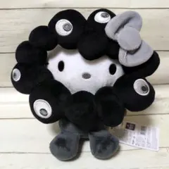 ポチャッコ ミャクミャク ぬいぐるみ M 黒 サンリオ 関西万博 タグ付き