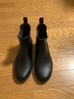 ブラック サイドゴアブーツサイズM