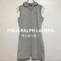 【ポロ ラルフローレン】RL ロゴ ノースリーブワンピース