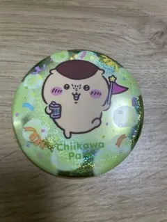 ちいかわパーク トレーディングホログラム缶バッチ フラッグ くりまんじゅう