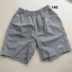 BREEZE ハーフパンツ キッズ 140 薄手 グレー 夏服 半ズボン