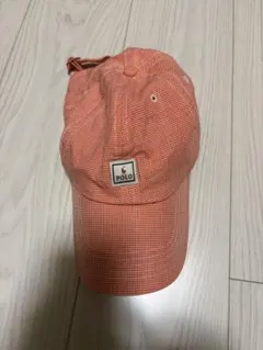 Polo 赤チェック柄 ベースボールキャップ