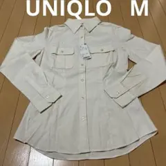 新品 UNIQLO ユニクロ ストレッチボブリンブラウス Mのサムネイル