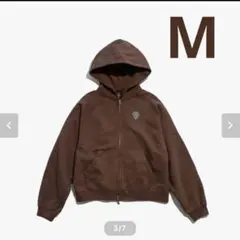 GIRLS DON'T CRY ZIP SWEAT HOODIE BROWNのサムネイル