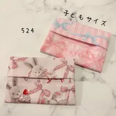 【524】ミニサイズ　ポケットティッシュケース　２個セット