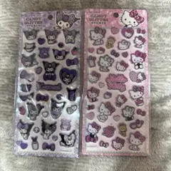キャンディグリッターステッカー　クロミ　ハローキティ
