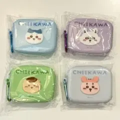 ちいかわ　ミニシリコンポーチ　4点セット