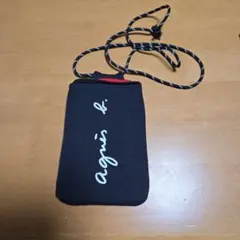 agnès b. ショルダーバッグ 黒