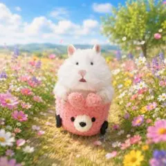 はむにぎり【うさぎさんのブンブンカート マシュマロピンク】
